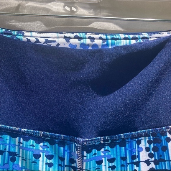 RBX blue patterned 3/4 length athletic pants, size SP - Picture 5 of 11